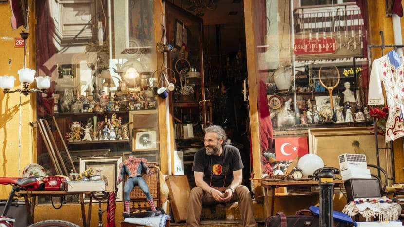Tiendas de antigüedades en Estambul